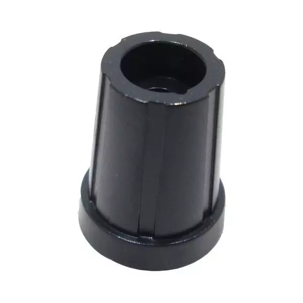 Eagle Plastic Devices 450-AA Series Conical Knob with Skirt Black 15 mm Outside Diameter, 450-AA150