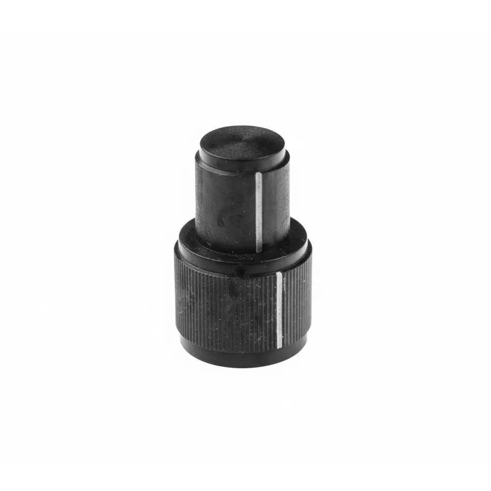 TE CONNECTIVITY KN Series Concentric Knob Set Black 20 mm Outside Diameter, KN5700B1/4