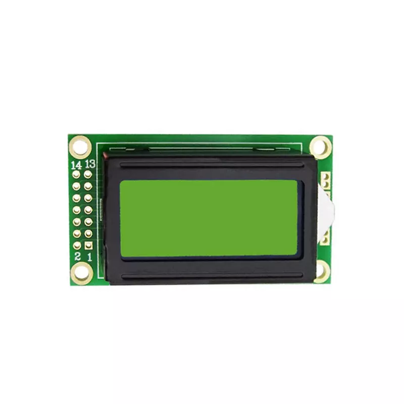 GENERIC 0802 LCD display 3.3/5V Green-Yellow color screen