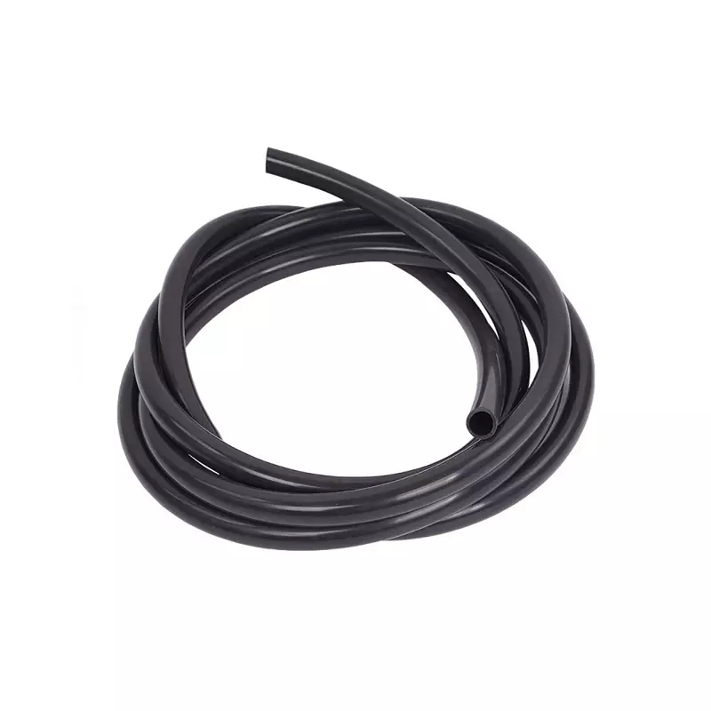 GENERIC 1Meter Black Silicone Tube Flexible Rubber Hose Drink Water Pipe Food Grade Connector ID 1mm x 3mm OD