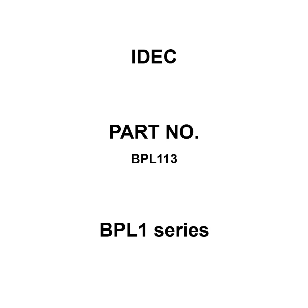 IDEC BPL1 Series Printed Board 10 mm 15 A 3 Pole, BPL113