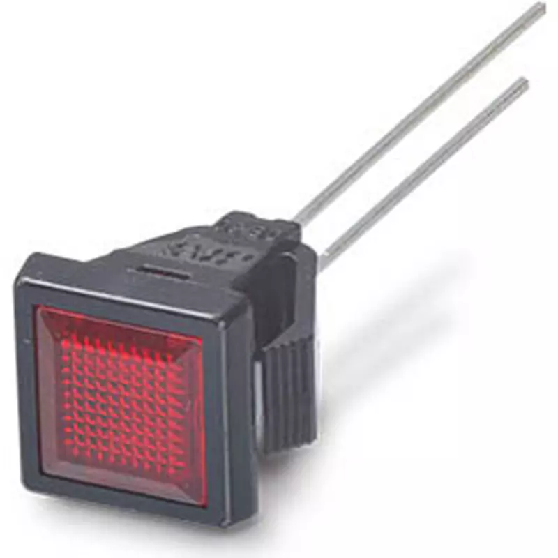 Sato Parts Indicator Light LED Bracket Square Lens 7X7 mm Flat Lens, DB-30-F-BR
