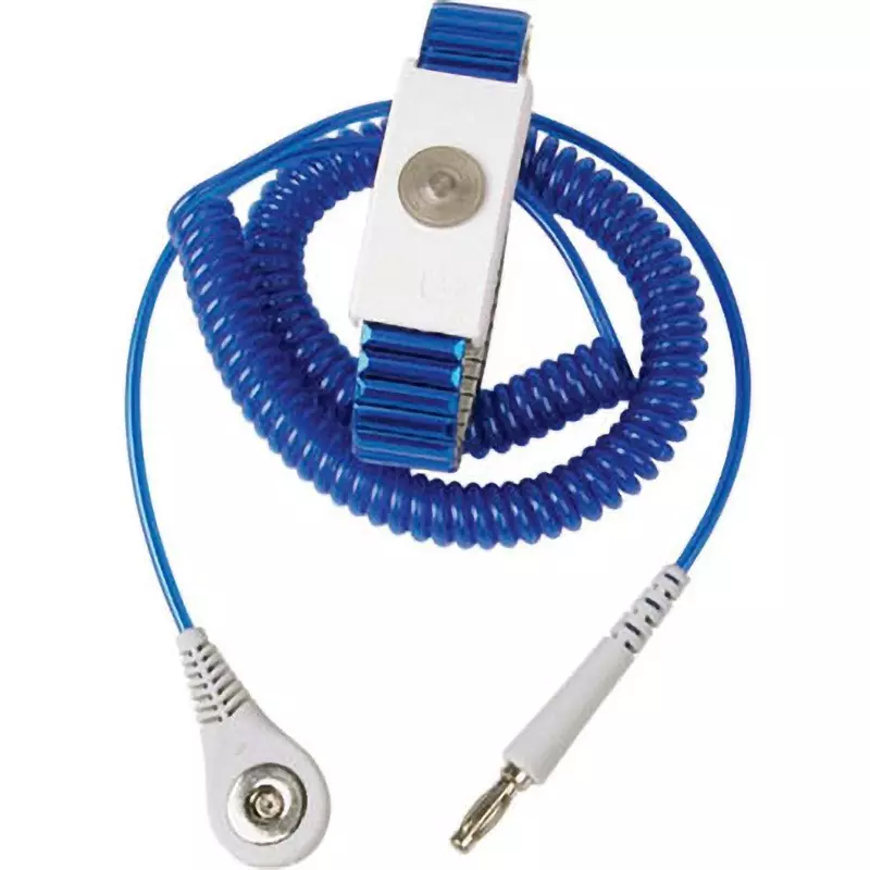 DESCO Wrist Strap Blue With Cord, 9198