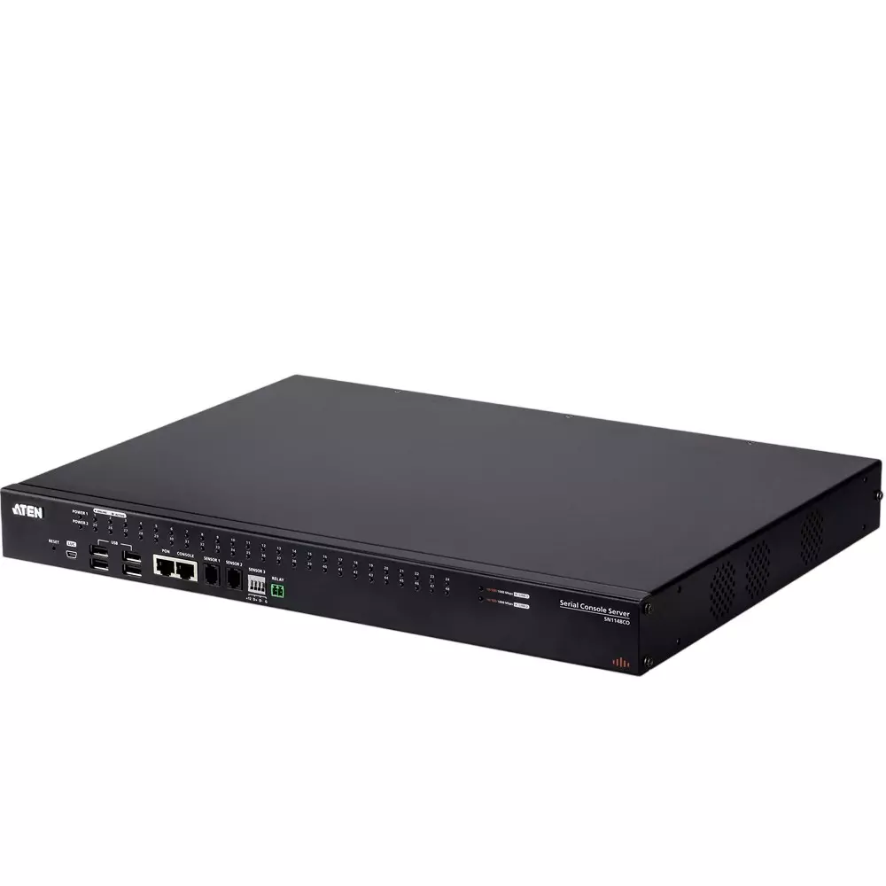 Aten Console Server 1 x 3-prong AC power socket (IEC60320/C14) / 2 x rocker switches Power Supply, SN1148CO