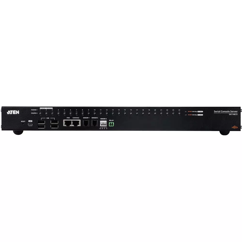 aten-console-server-1-x-3-prong-ac-power-socket-iec60320c14-2-x-rocker-switches-power-supply-sn1148co