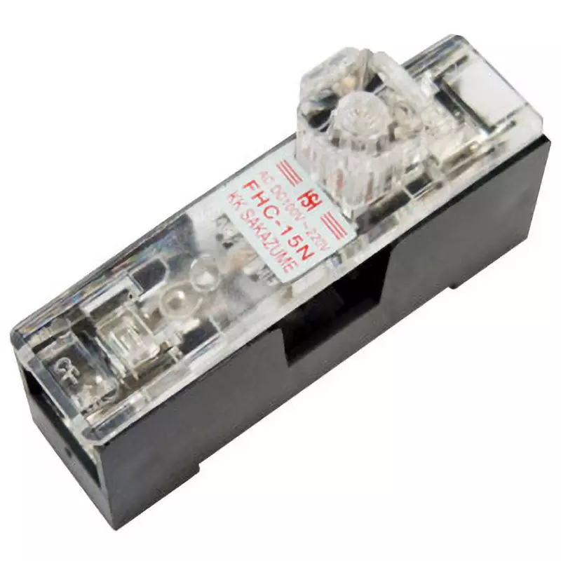 SAKAZUME ELECTRIC Fused Holder Lamp Lighting 2 kV (1 minute) Isolation Voltage, FHC-15N 0.5A