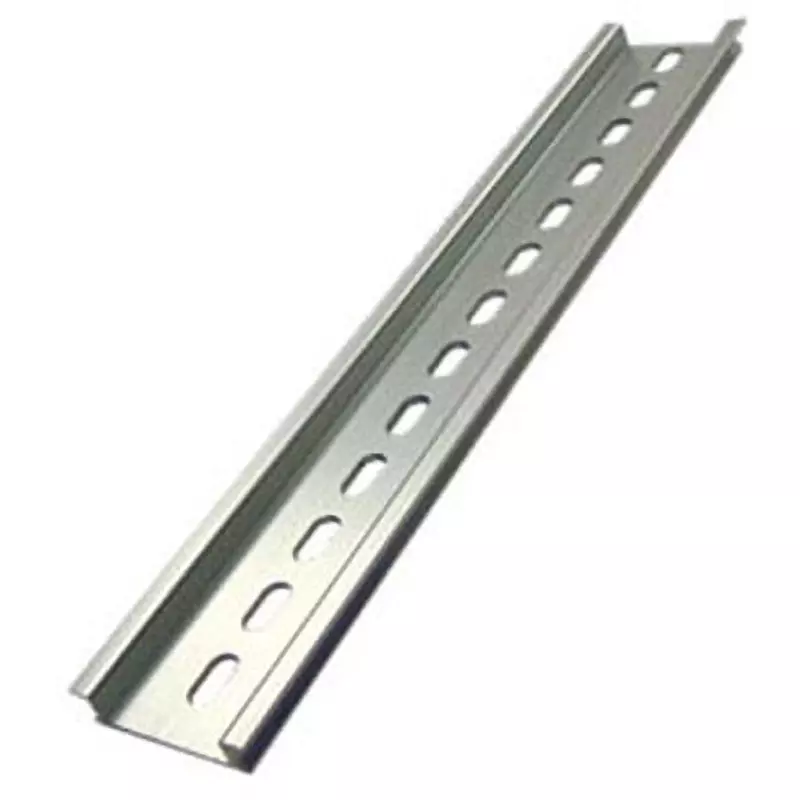 JAPPY DIN Rail/Dedicated Metal Fittings White anodized Surface Treatment 1.5 mm Wall Thickness, IIDB-100