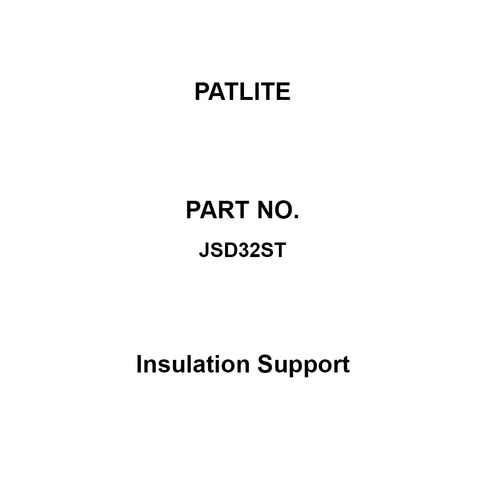 PATLITE Insulation Support 600 Ui Insulation Voltage 2500 per minute V Withstand Voltage, JSD32ST (Pack of 50)
