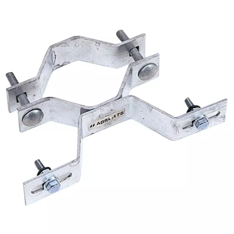 Naigai Energering Pole Mounting Parts Hot-dip galvanized Surface Treatment 150 or less (1 set) Allowable Load, ABRL-425 (Pack of 2)