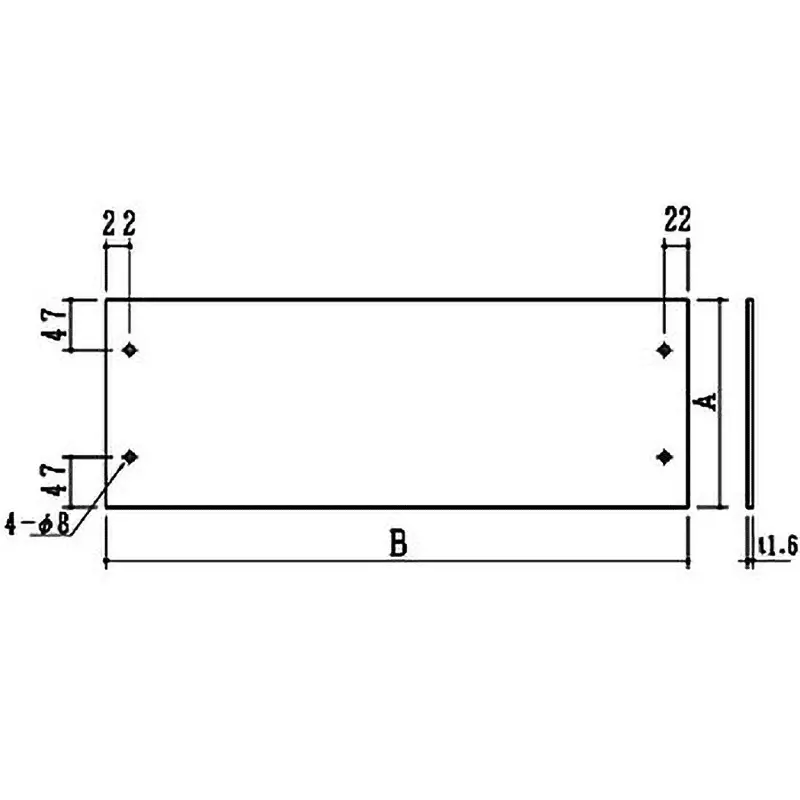 Naigai Energering Duct Upper Pig 200 mm Depth, DBB-5020C
