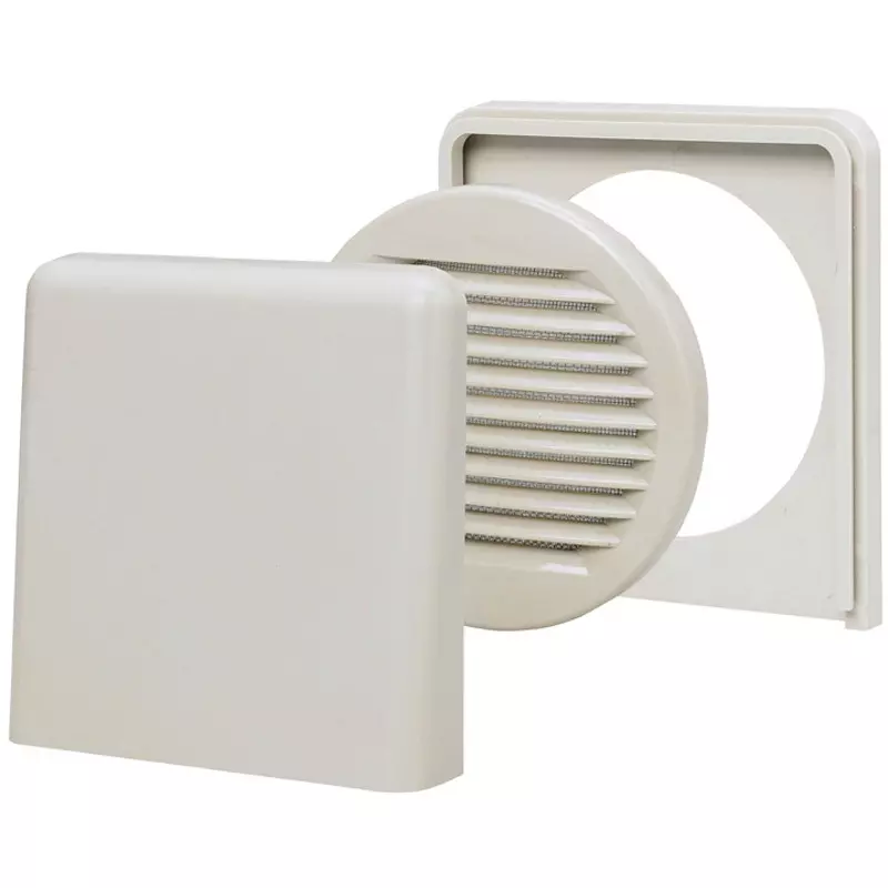 Kawamura Round Louver 140x135x40 mm Dimension, LPF120F