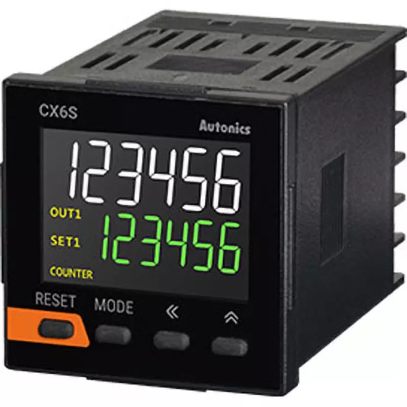 Autonics Digital Counter AC24/DC 24 to 48 V Power Supply Voltage, CX6S-1P2