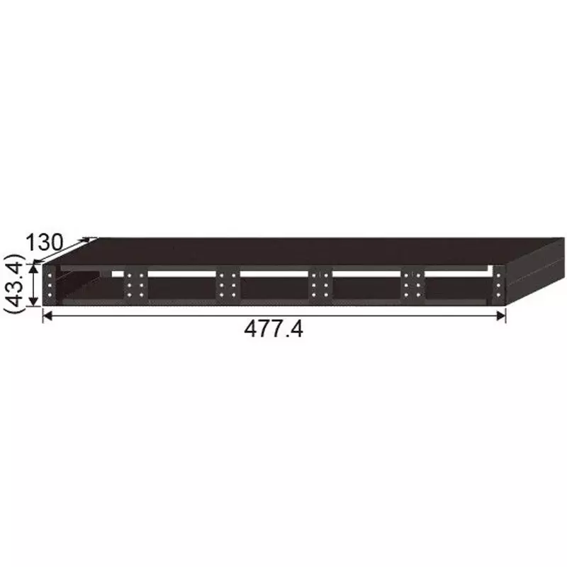 Canare Electric Horizontal Mounting Case Leather Satin Surface Treatment Back magnet: 6, CSW-MFP-CASE-Y10-B
