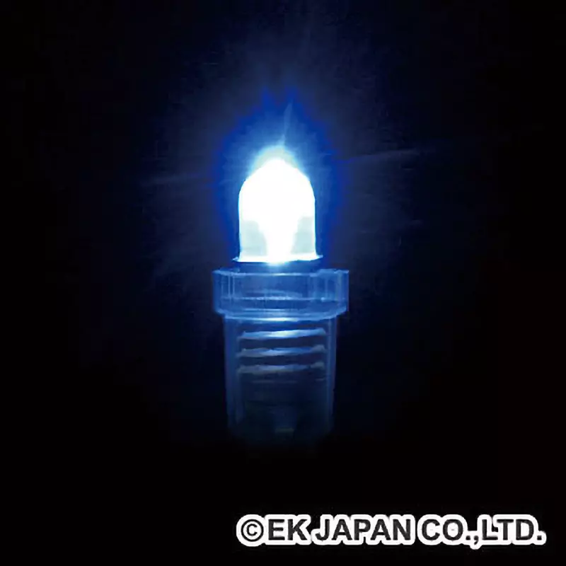 ELEKIT Super Bright Bulb Type LED DC 0.8 to DC 1.8 Operating Voltage Range 30° Positioning Angle Approx., LK-8BL-1.5V