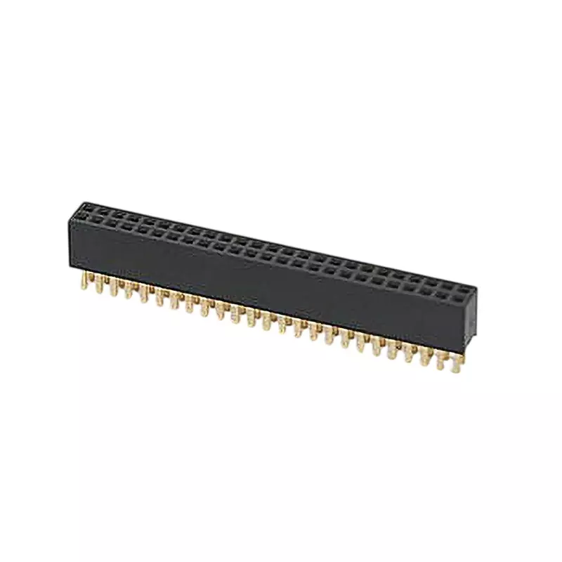 GB Board Pin Frame 1.27 mm Cell Spacing 2 rows Single Or Double Strand 50(2x25) No. of Pin, HW103-2X25FLAME