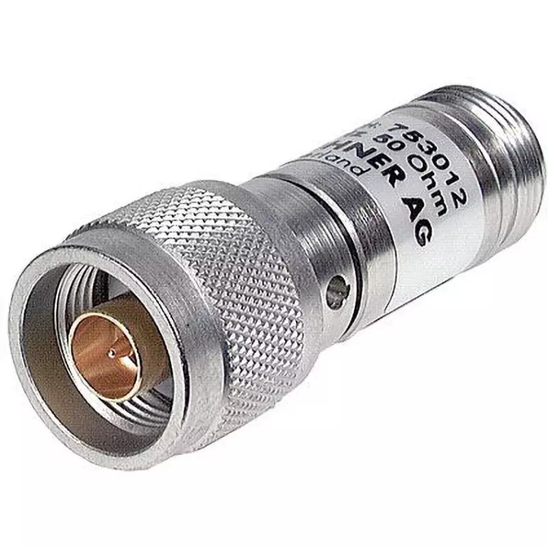 HUBER+SUHNER RF Attenuator 12.4 GHz Operating Frequency 50 Ω Impedance 0.8, 20 db Attenuation, 6820.17.A