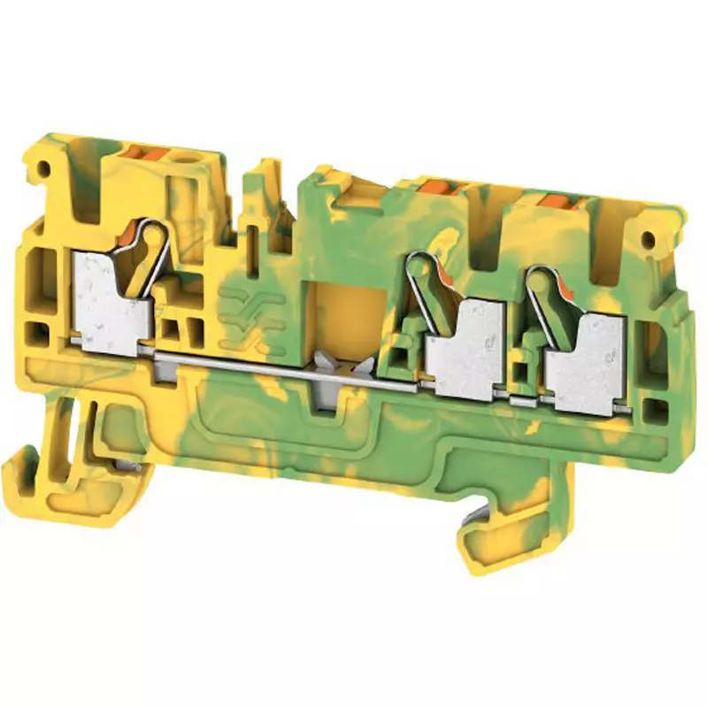 Weidmuller Push-In Type 1 Number of Level 36.5 mm Depth TS 35 Suitable Rails, 1521670000 A3C 2.5 PE