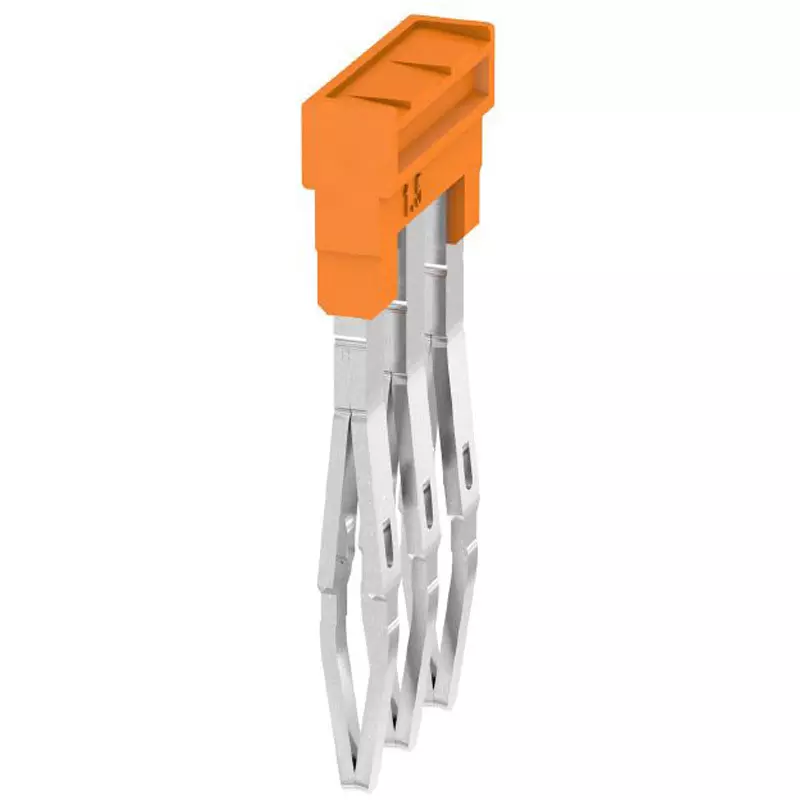 Weidmuller Tension Clamp 3 No. of Pole 3.5 mm Cell Spacing 21.9 mm Depth, 1985480000 ZQV 1.5N/3