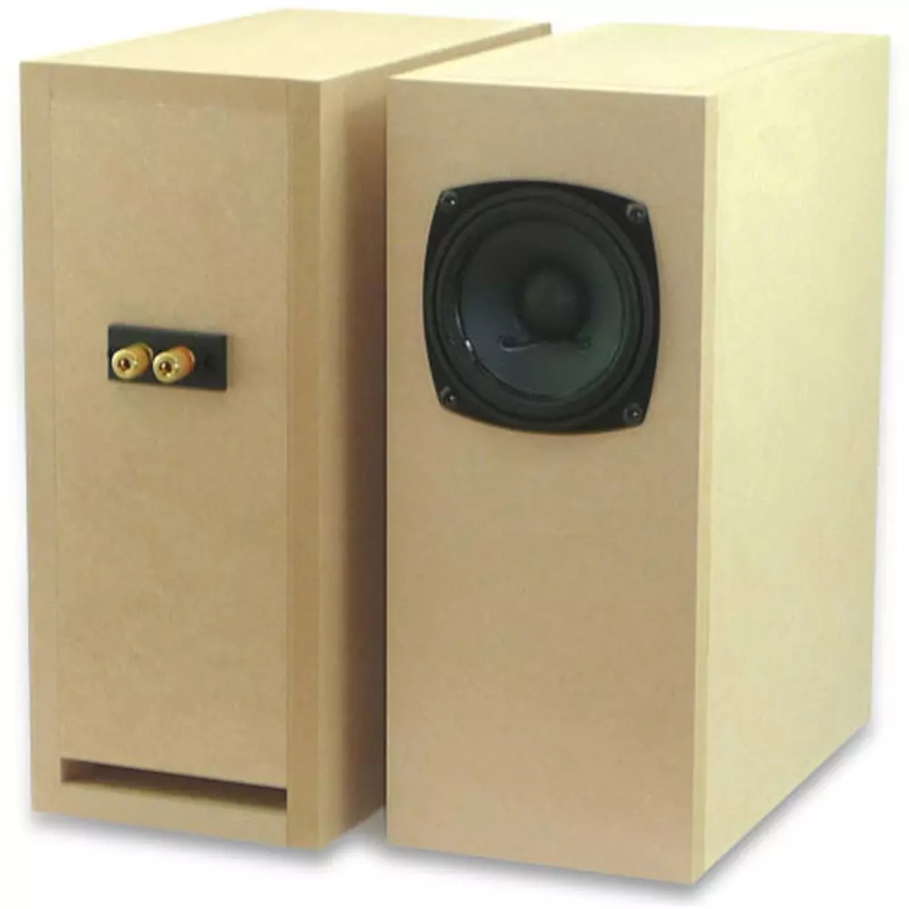 Wonder Kit Speaker System Assembly Kit 4Ω Impedance 25 W Rated Input, WP-SPF100A