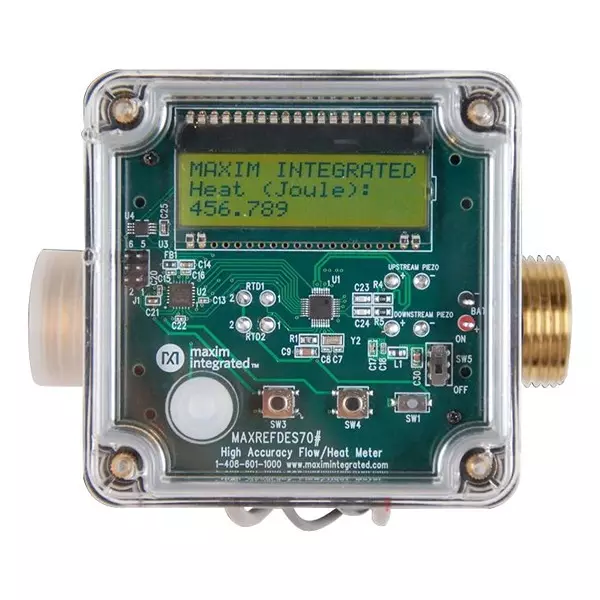 ANALOG DEVICES Application Specific & Reference Design Kits REF DESIGN BOARD, HEAT/FLOW METER, MAXREFDES70#