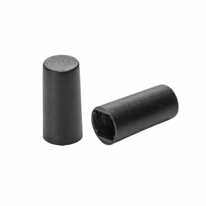 Sifam Black Push Button Cap for Use with Switches, PB10 50 000 BLACK/005 (Pack of 5)