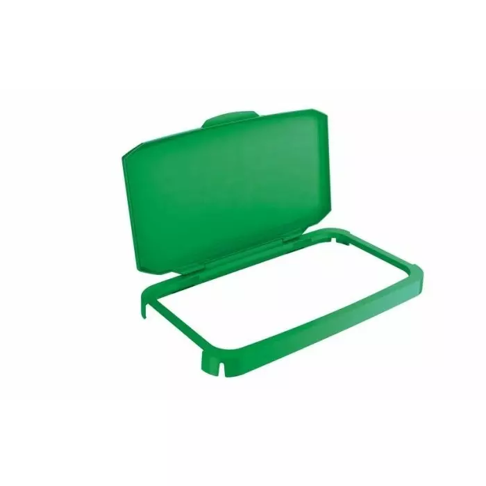 Durable 510x285x73 mm Green Plastic Waste Bin Lid for Durabin 285 mm, 1800500020