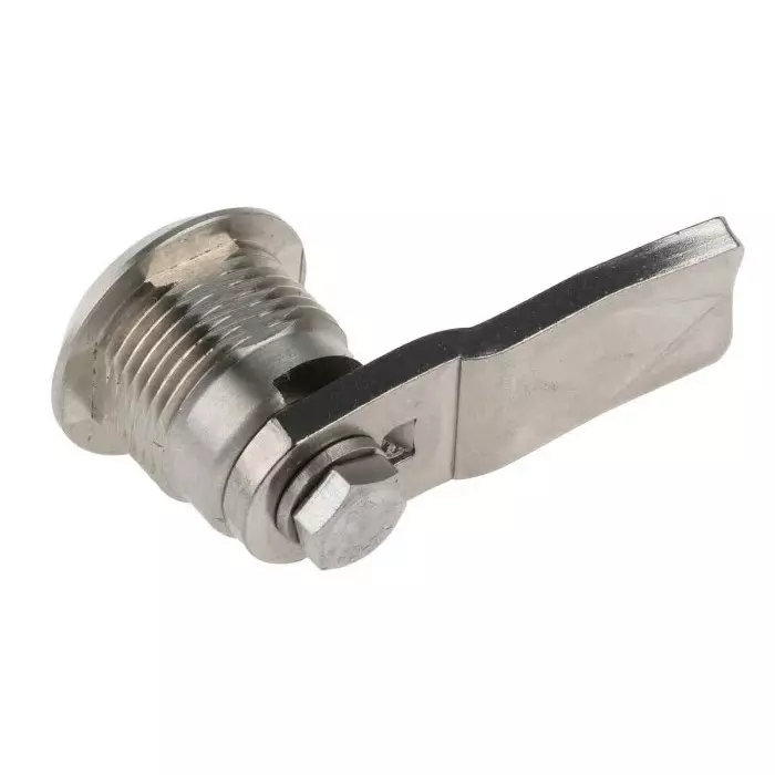 Steinbach & Vollman Triangular Key Lock Stainless Steel, 20 mm Panel to Tongue Depth, 20.2x22.2 mm Panel Cutout, 3410135