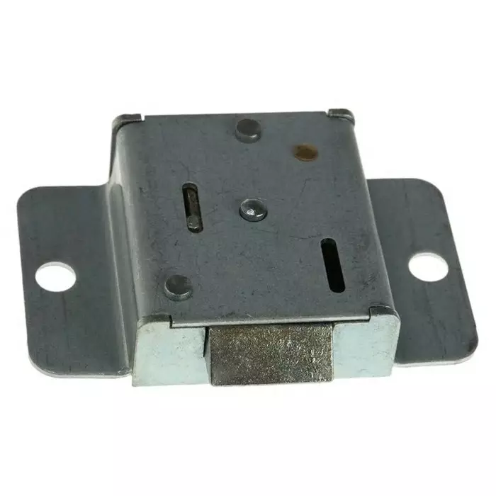 Euro-Locks Slam Key Lock Zinc, 6.4 mm Panel to Tongue Depth, 6.3 mm Panel Cutout Diameter, 2401-0100CA