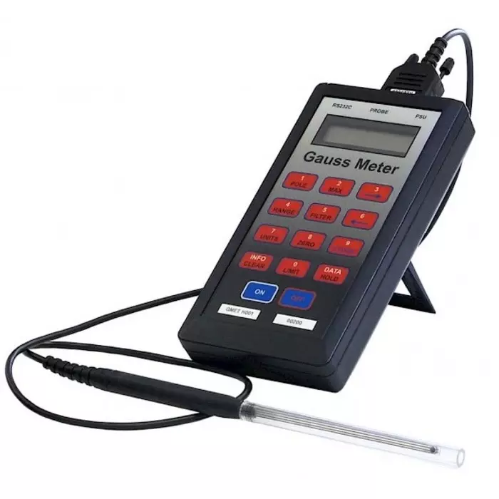 ECLIPSE Gaussmeter 10 Gauss Magnetic Range, 1000-3000000 µT Measurement Range, GMET/2