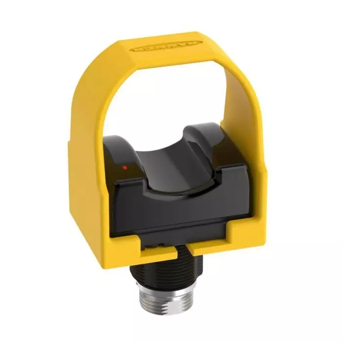 Banner One Button Safety Two Hand Control Switch, Black, Yellow, OTB Series, OTBVP6QD W/Y