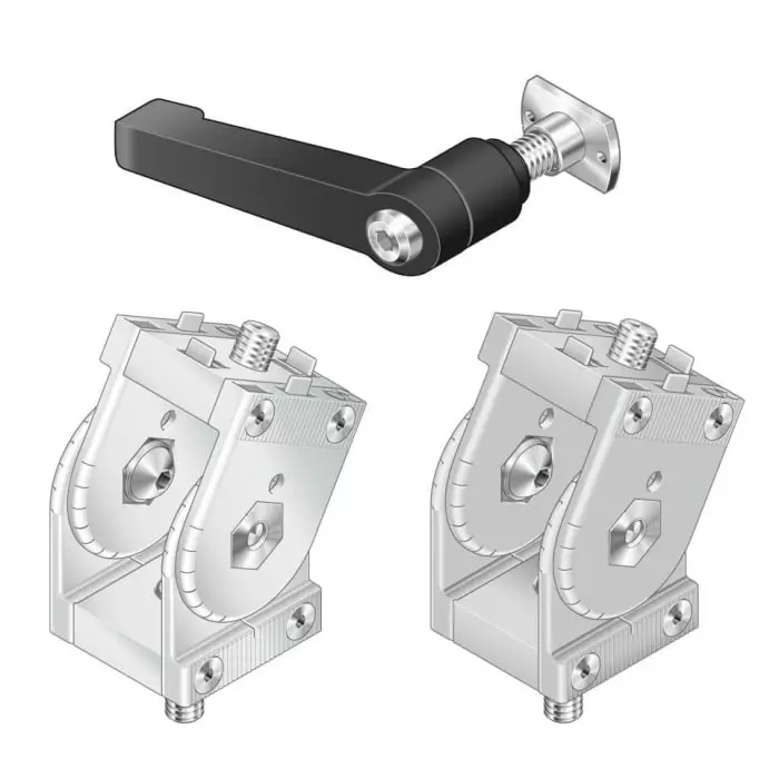 Bosch Rexroth Joint Bracket, Connecting Component, Strut Profile 60 x 60 mm, Groove Size 10 mm, 3842502687