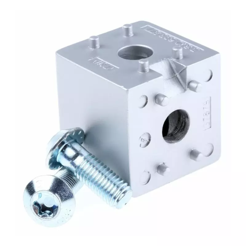 Bosch Rexroth S12 Cube Connector, Connecting Component, Strut Profile 45 mm, Groove Size 10 mm, 3842549871