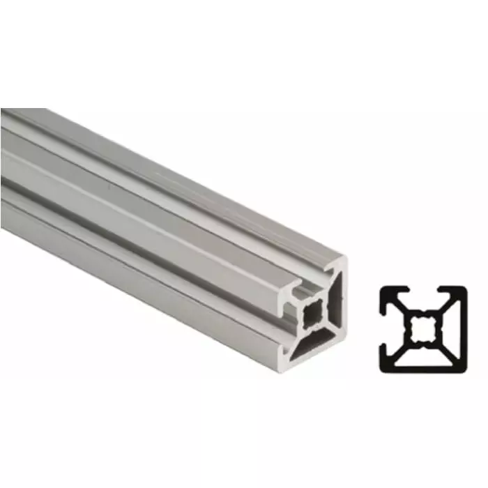 Bosch Rexroth Silver Aluminium Profile Strut, 20 x 20 mm, 6 mm Groove, 3000 mm Length, 3842992924/3000