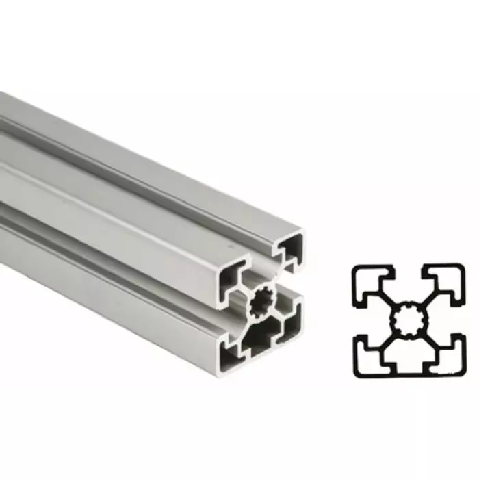 Bosch Rexroth Silver Aluminium Profile Strut, 45 x 45 mm, 10 mm Groove, 1000 mm Length, 3842992404/1000