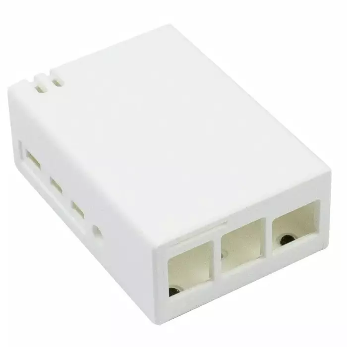 CAMDENBOSS Polystyrene Case for use with Raspberry Pi Case in White, CBRPI4B-2U-WH