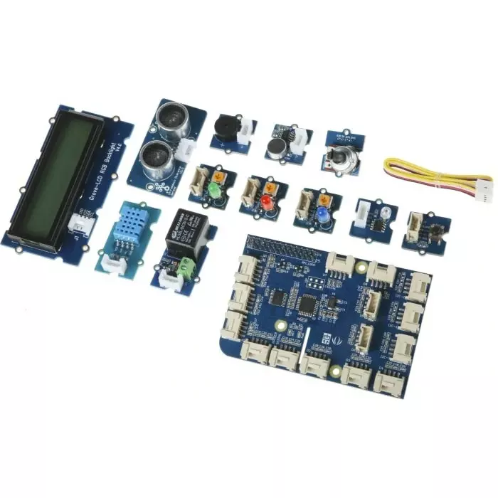 Seeed Studio GrovePi+ Starter Kit 12 Grove Sensors for Raspberry Pi, 110060161