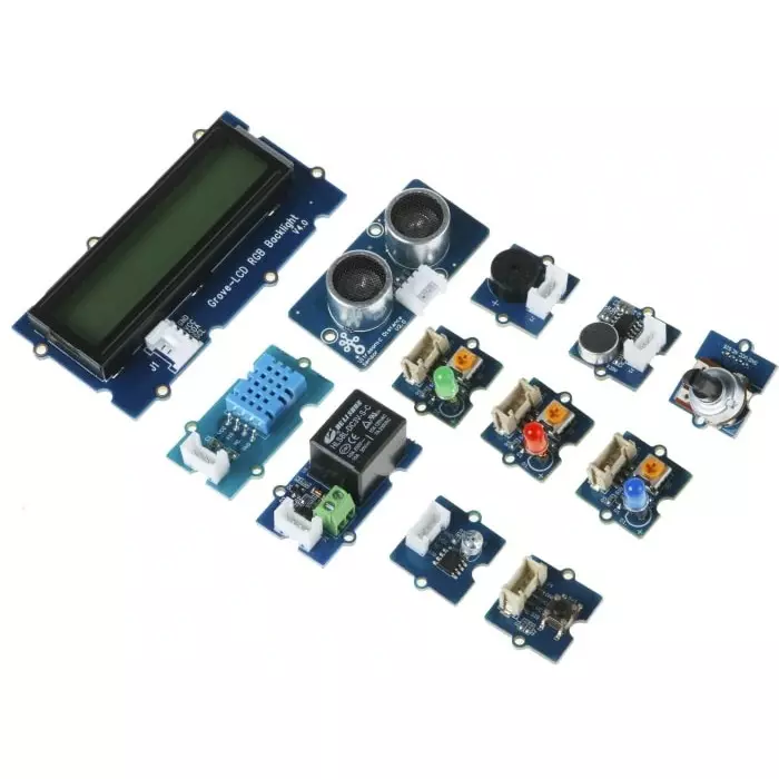 Seeed Studio GrovePi+ Starter Kit 12 Grove Sensors for Raspberry Pi, 110060161