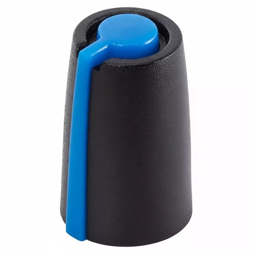 Same Sky Knobs Smooth Type Acrylonitrile Butadiene Styrene (ABS) Black 11 mm Outside Diameter, SPK-016B