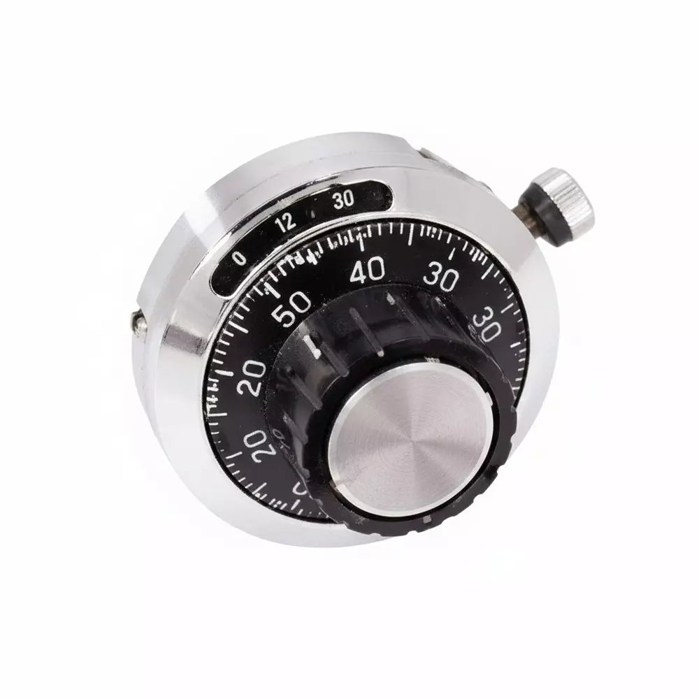 ETI SYSTEMS MFA46L Series Turns-Counting Dial Concentric with Brake Design 6.35 mm (1/4 inch) Shaft Diameter, MFA46L-1/4