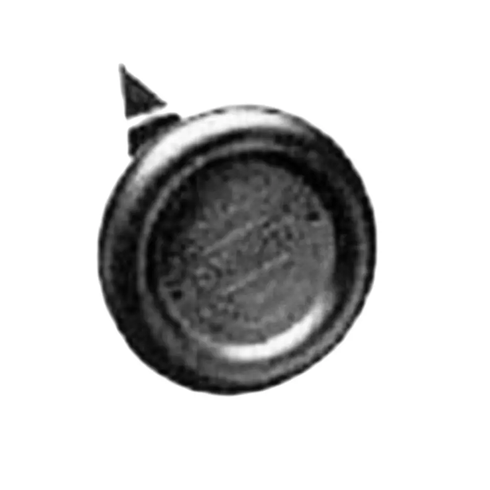 Ohmite 5100AE Series Knobs Black 83 mm Outside Diameter, 5104AE