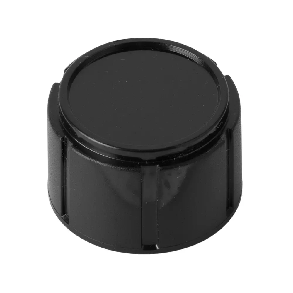 Ohmite 5000E Series Cylindrical Knob Black 27 mm Outside Diameter, 5304E