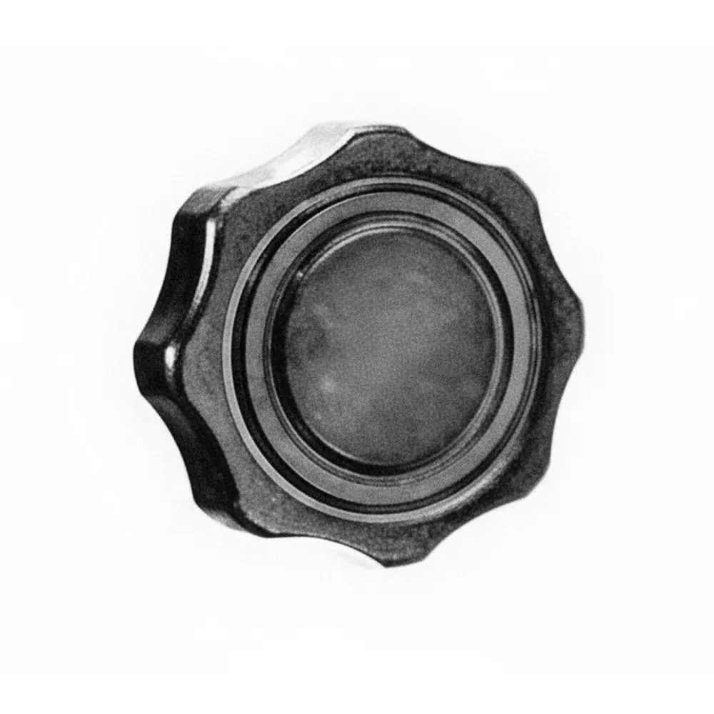Ohmite 5100E Series Cylindrical Knob Black 60 mm Outside Diameter, 5112E