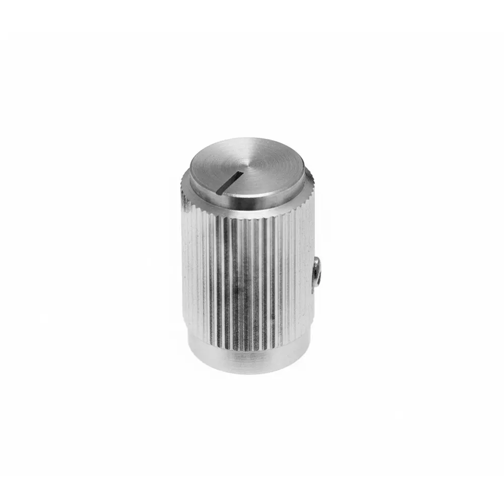 TE CONNECTIVITY KB Series Cylindrical Knob Black 13 mm Outside Diameter, KB500B1/4