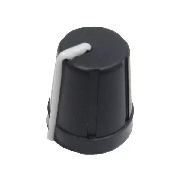 Eagle Plastic Devices Conical Knob Rubber Black 14 mm Outside Diameter, 450-5C618