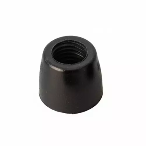 DAVIES MOLDING Cylindrical Knob Phenolic 11.17 mm (0.44 inch) Black, 4005