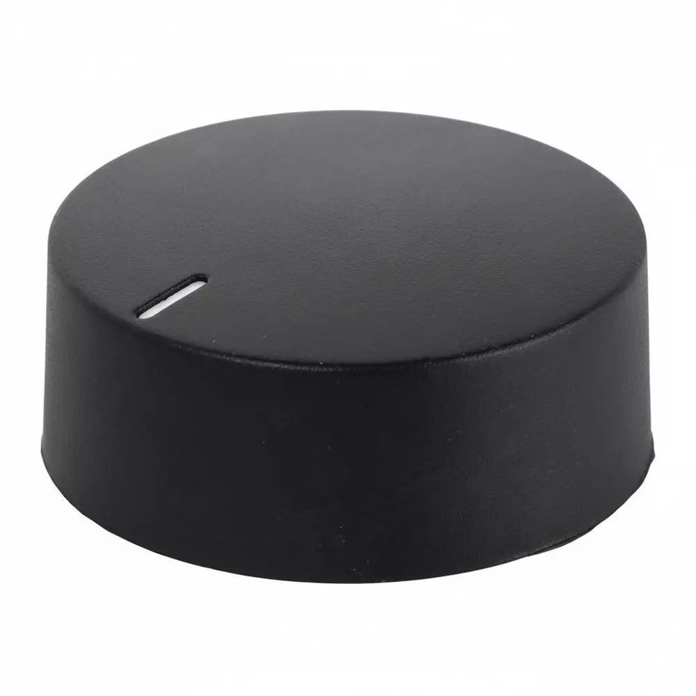 Same Sky Knobs Smooth Type Plastic Black 24.1 mm Outside Diameter, SPK-013A