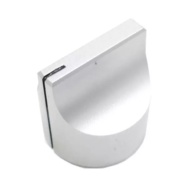 Eagle Plastic Devices Knobs Pointer/Selector Type Aluminum Silver 25.4 mm Outside Diameter, 450-3000