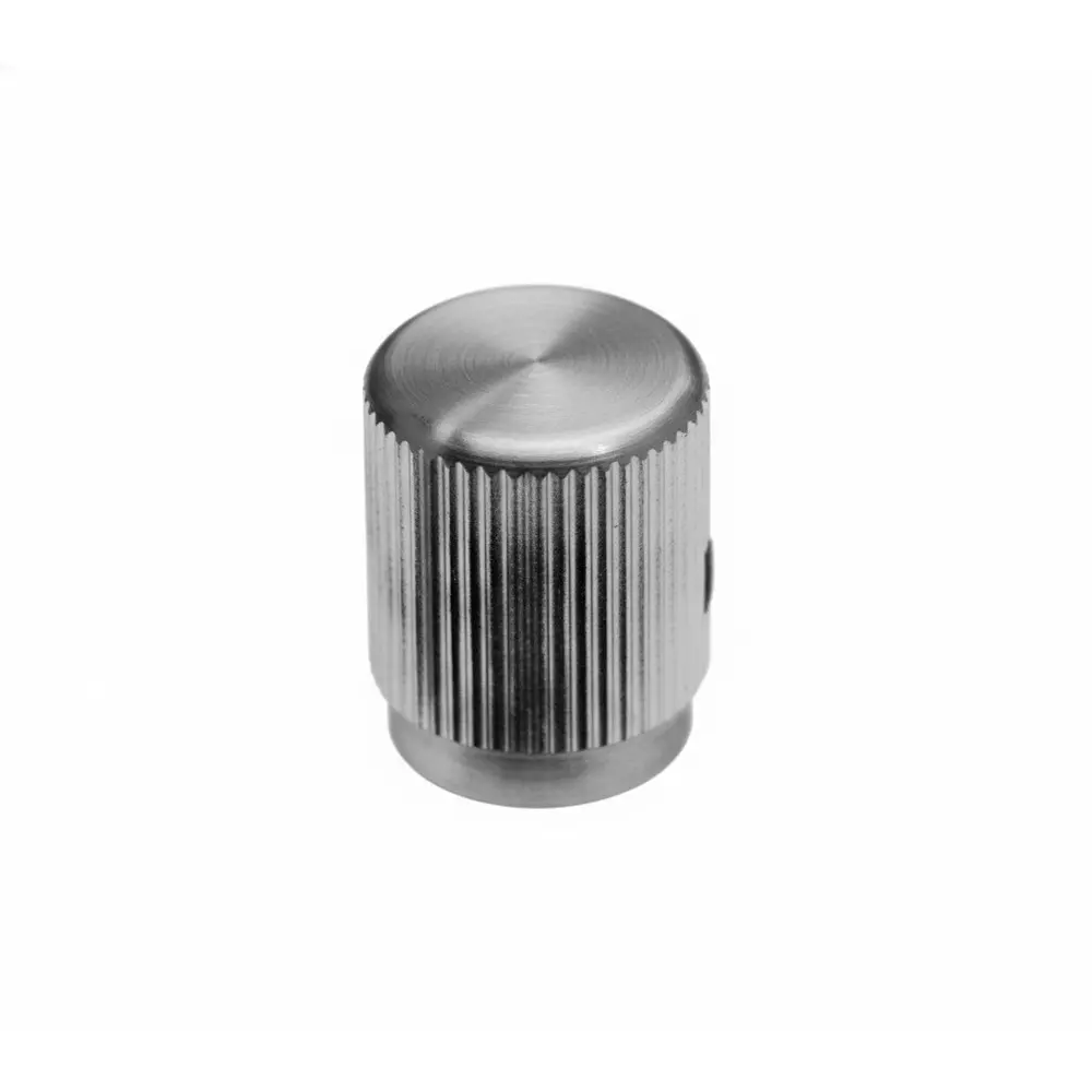 TE CONNECTIVITY KLN Series Cylindrical Knob Black 24 mm Outside Diameter, KLN900B1/4