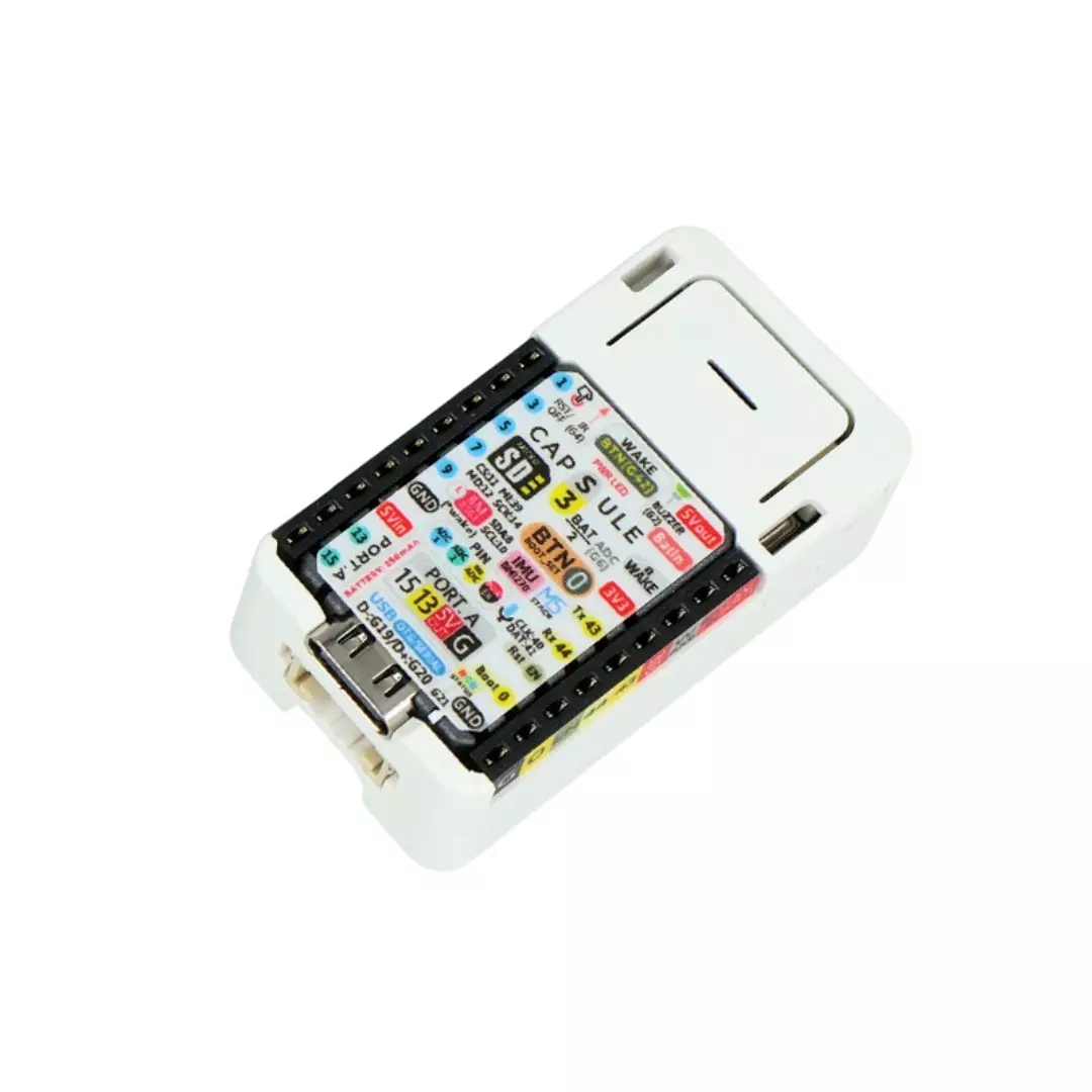 M5Stack Capsule Kit w/ M5StampS3 250 mAh Battery Capacity DC4.2 V Operating Voltage