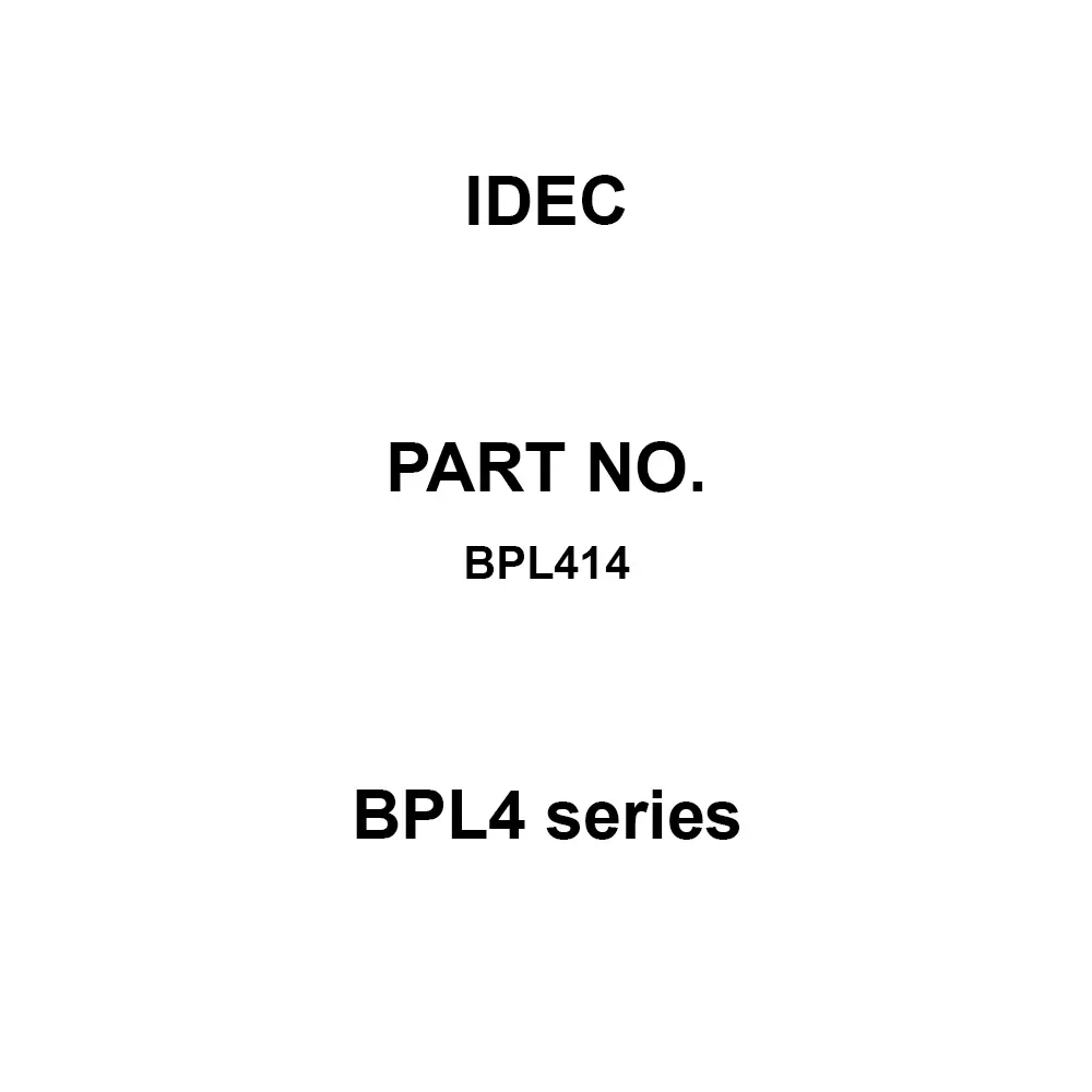 IDEC BPL4 Series Printed Board 10 mm 15 A 4 Pole, BPL414